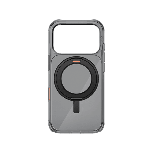 Uniq Hybrid Swivix With 360 Rotating Kickstand MagSafe Case for iPhone 17 Pro - Carbon Black