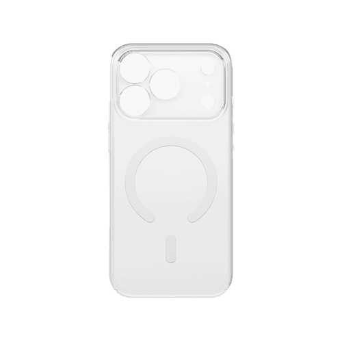 Uniq Airsuit MagSafe Case for iPhone 17 Pro Max - Glossy Clear / White