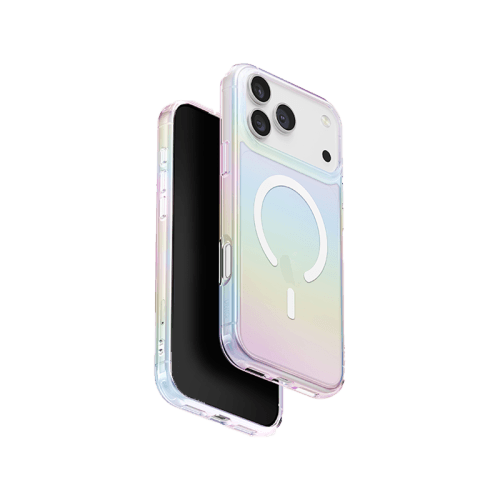 Uniq Hybrid Iridescia MagSafe Case for iPhone 17 Pro Max - Holo Quartz