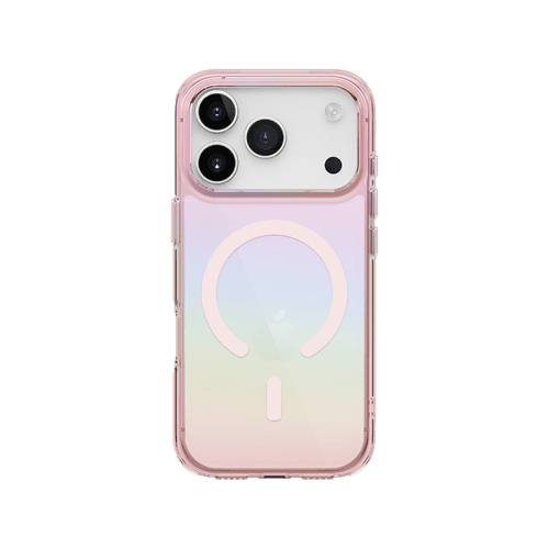 Uniq Hybrid Iridescia MagSafe Case for iPhone 17 Pro Max - Holo Quartz