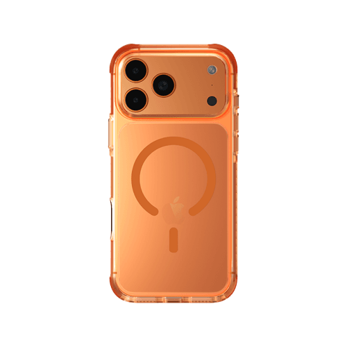 Uniq Hybrid Combat Magsafe Case for iPhone 17 Pro Max - Volt Orange
