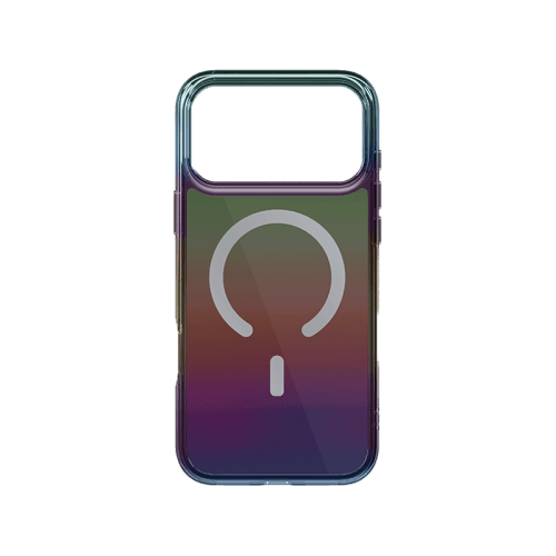 Uniq Hybrid Iridescia MagSafe Case for iPhone 17 Pro Max - Midnight Quartz