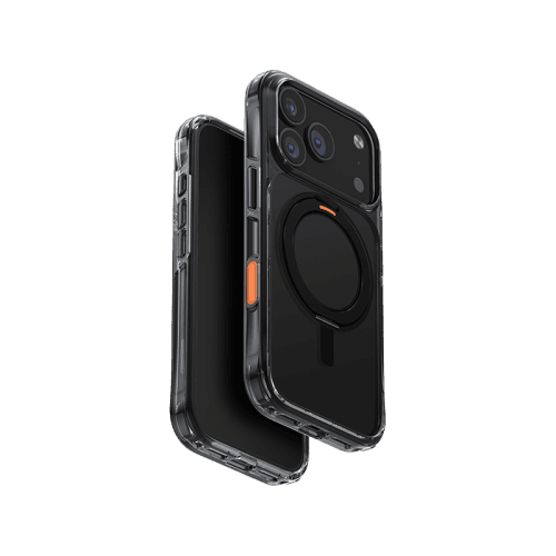 Uniq Hybrid Swivix With 360 Rotating Kickstand MagSafe Case for iPhone 17 Pro Max - Carbon Black