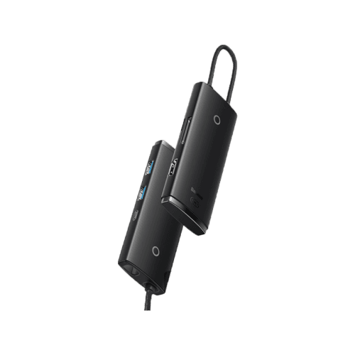 Baseus Lite Series 6-Port Hub - Black