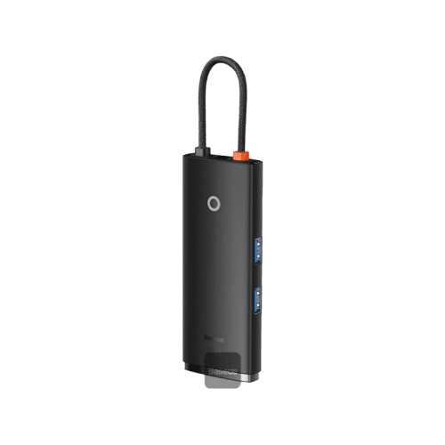 Baseus Lite Series 6-Port Hub - Black