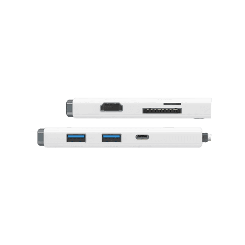 Baseus Lite Series 6-Port Hub - White