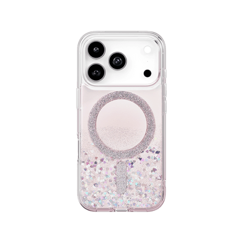 Uniq Coehl Solea Magsafe Case for iPhone 17 Pro Max - Glitter Hearts