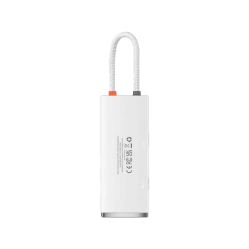 Baseus Lite Series 6-Port Hub - White