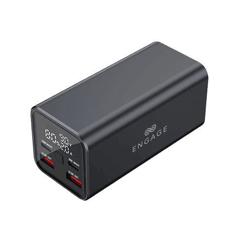 Engage 100W PD 20000mAh Power Bank With LED Display - Black