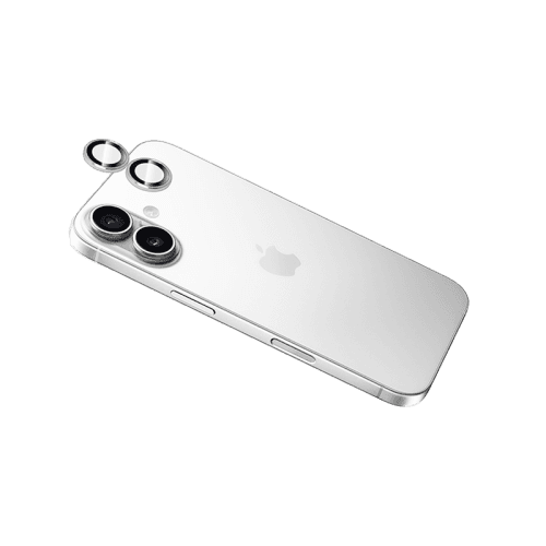 Torrii BodyGlass Camera Lens Protector for iPhone 16 / iPhone 16 Plus - Silver