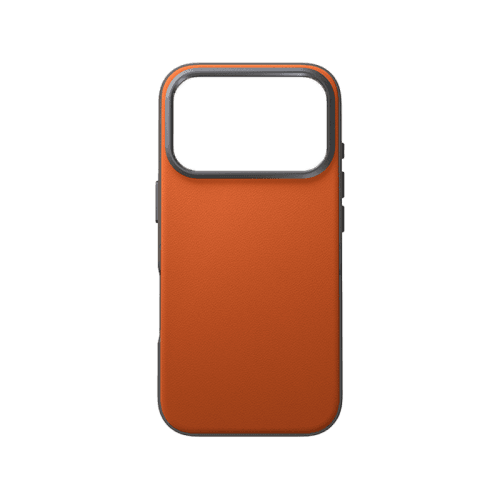 Uniq Hybrid Lyden DS MagSafe Case for iPhone 17 Pro - Flame Orange / Flint Grey
