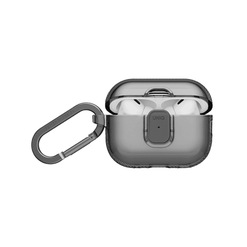Uniq Glase Pro Lock Case for Airpods Pro 3 - Glossy Smoke
