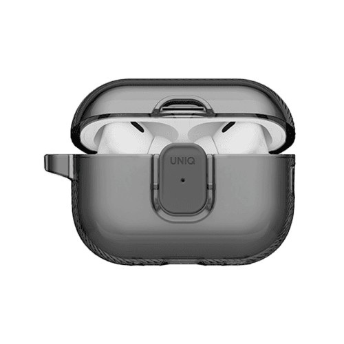 Uniq Glase Pro Lock Case for Airpods Pro 3 - Glossy Smoke