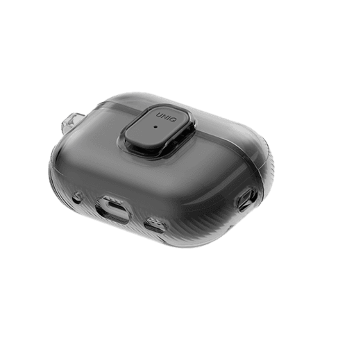 Uniq Glase Pro Lock Case for Airpods Pro 3 - Glossy Smoke