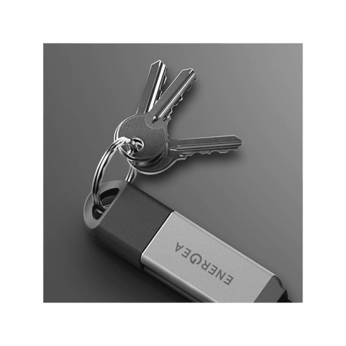 Energea Sheath Key  2-IN-1 USB-C to USB-C + USB-A 480Mbps with 60W Cable 15CM - Gunmetal