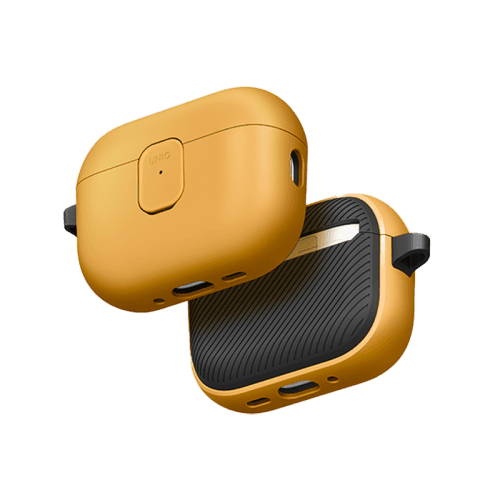 Uniq Clyde Lock case for Airpods Pro 3 - Racing Yellow / Dark Grey
