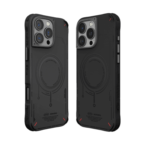 SkinArma Mecha MagSafe Case for iPhone 16 Pro - Black