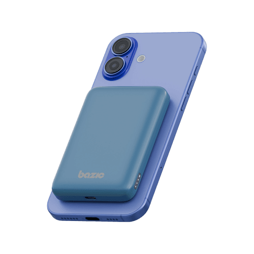 Bazic GoPower Snap 3-In-1 MagSafe with Apple Watch Charger 5000mAh Power Bank - Bubblegum