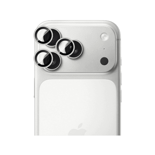 Eltoro Indivual Ar Metal Rings Camera Lens Protector for iPhone 17 Pro & 17 Pro Max  - Silver