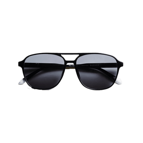 Barner Brad Glossy Sunglass - Black Noir