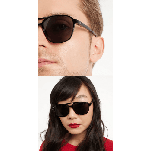 Barner Brad Glossy Sunglass - Black Noir