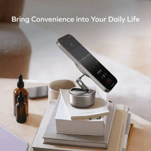 Momax One-Snap Go Magnetic Suction Phone Stand - Titanium
