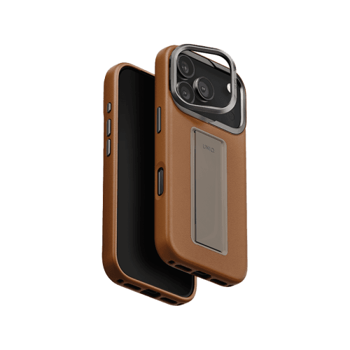 Uniq Hybrid Heldro Pro MagSafe Case for iPhone 17 Pro Max - Caramel