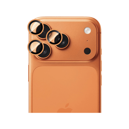 Eltoro Indivual Ar Metal Rings Camera Lens Protector for iPhone 17 Pro & 17 Pro Max  - Orange