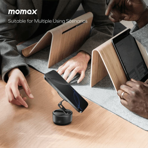 Momax One-Snap Go Magnetic Suction Phone Stand - Desert Titanium