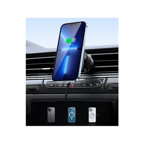 Ugreen Magnetic Phone Holder 15W Wireless Charger - Black