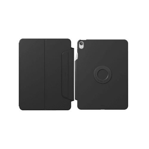 Uniq Rovus Snap Mount Magnetic 360 Rotating Detachable Case for iPad 11" - Dallas Black