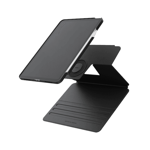 Uniq Rovus Snap Mount Magnetic 360 Rotating Detachable Case for iPad 11" - Dallas Black