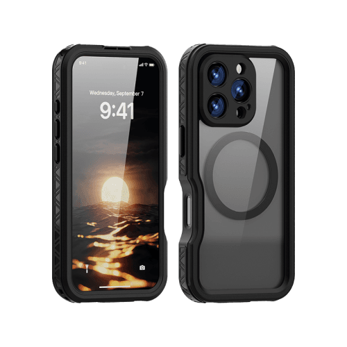 ShellBox GT MagSafe With Water Proof Case for iPhone 16 Pro - Black