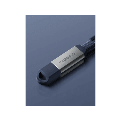 Energea Sheath Travel 2-In-1 USB-C to USB-C With USB-A 480Mbps 60W Cable 1.2M - Orange
