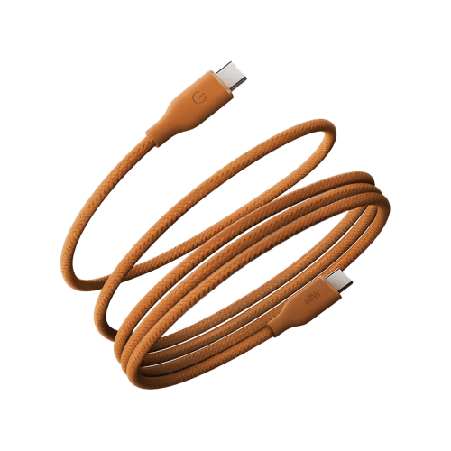Energea Helix USB-C to USB-C 480Mbps 60W Cable 1.5M - Orange