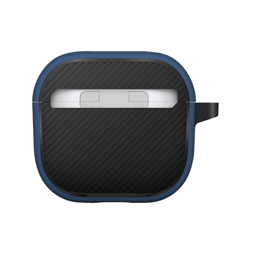 Uniq Clyde Lock Case for Airpods 4th Gen - Royal Blue & Dark Grey