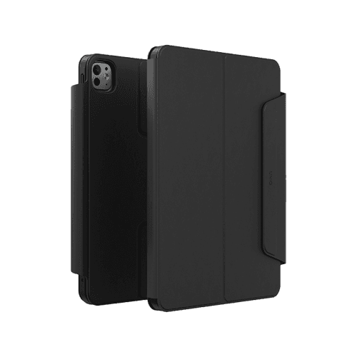 Uniq Rovus Snap Mount Magnetic 360 Rotating Detachable Case for iPad Pro 13" M4 7th Gen - Dallas Black