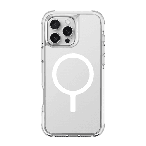 Uniq Hybrid Combat MagSafe Case for iPhone 16 Pro - Luminous White