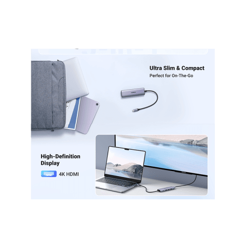 Ugreen USB-C multifunction Hub - Grey