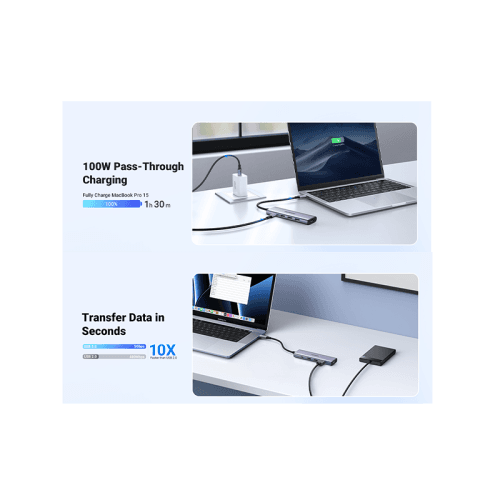 Ugreen USB-C multifunction Hub - Grey
