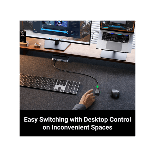 Ugreen USB 3.0 Sharing Switch 2 In 4 Out - Black
