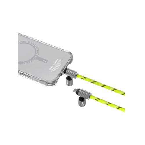 SkinArama Dyno Ve 2-In-1 USB-C to USB-C 240W Lanyard and Charging Cable - Nightglow