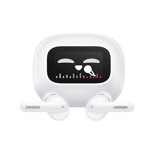 Ugreen Echo Buds Magic With Active Noise Cancellation and Smart Touch Screen - White