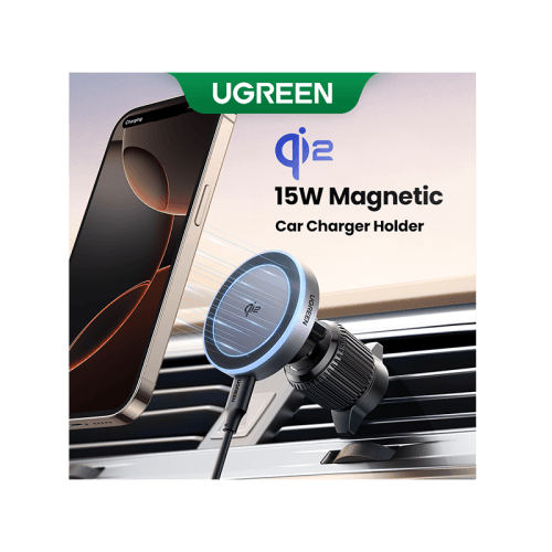 Ugreen 15W Car Wireless Charger - Grey