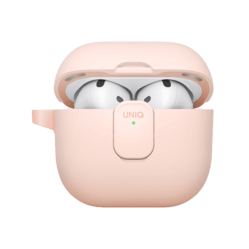 Uniq Clyde Lock Case for Airpods 4th Gen - Light Pink & Crepe Pink