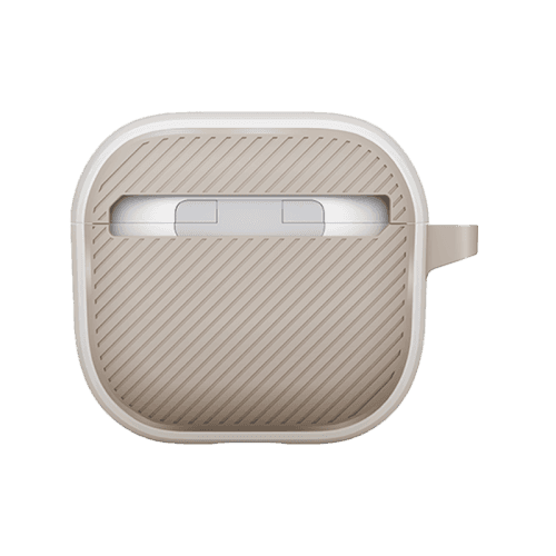 Uniq Clyde Lock Case for Airpods 4th Gen - Mist Grey & Khaki