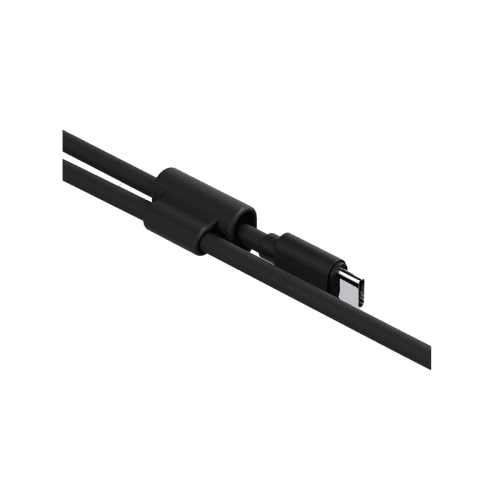 Energea Lasso 2-In-1 USB-C to USB-C 240W 480Mbps Lanyard With Charging Cable 1.5M - Black