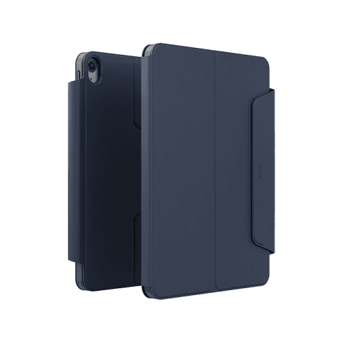 Uniq Rovus Snap Mount Magnetic 360 Rotating Detachable Case for iPad 11" - Navy Blue