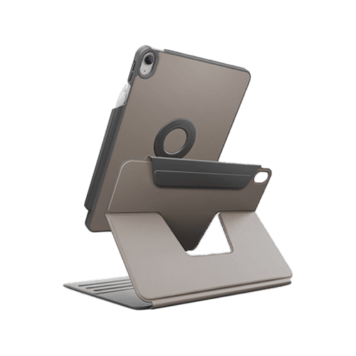 Uniq Rovus Snap Mount Magnetic 360 Rotating Detachable Case for iPad 11" - Flint Grey
