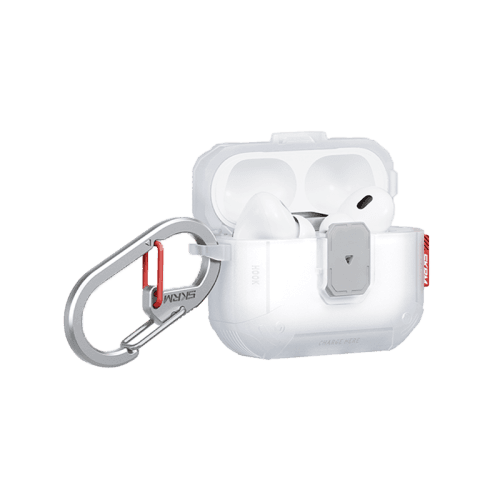 SkinArma Mecha Le Lock Case for Airpods Pro 3 - Frost Clear